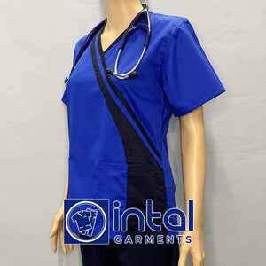 Scrub Suit High Quality Medical Doctor Nurse Scrubsuit Set B Regular or Cargo 4 Pocket Pants Unisex Scrubs 10