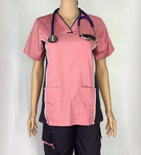 Scrub Suit 06C High Quality Medical Doctor Nurse Scrubsuit Cargo 6 Pocket Pants Unisex Scrubs