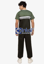 Scrub Suit High Quality Medical Doctor Nurse Scrubsuit Jogger 4 Pocket Pants Unisex Scrubs 03J Olive Green-Army Green