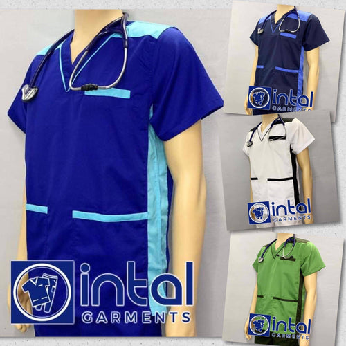 Scrub Suit High Quality Medical Doctor Nurse Scrubsuit Cargo 6 Pocket Pants Unisex Scrubs 09