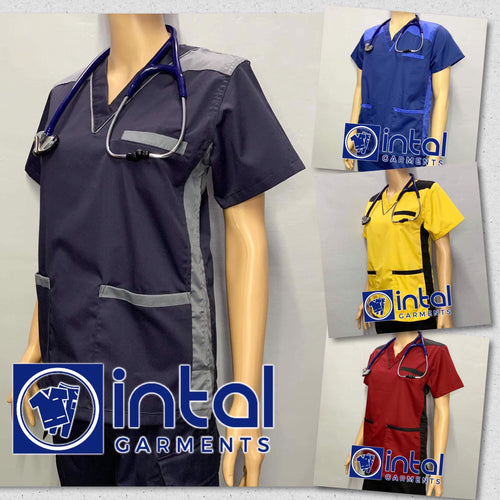 Scrub Suit High Quality Medical Doctor Nurse Scrubsuit Cargo 6 Pocket Pants Unisex Scrubs 09