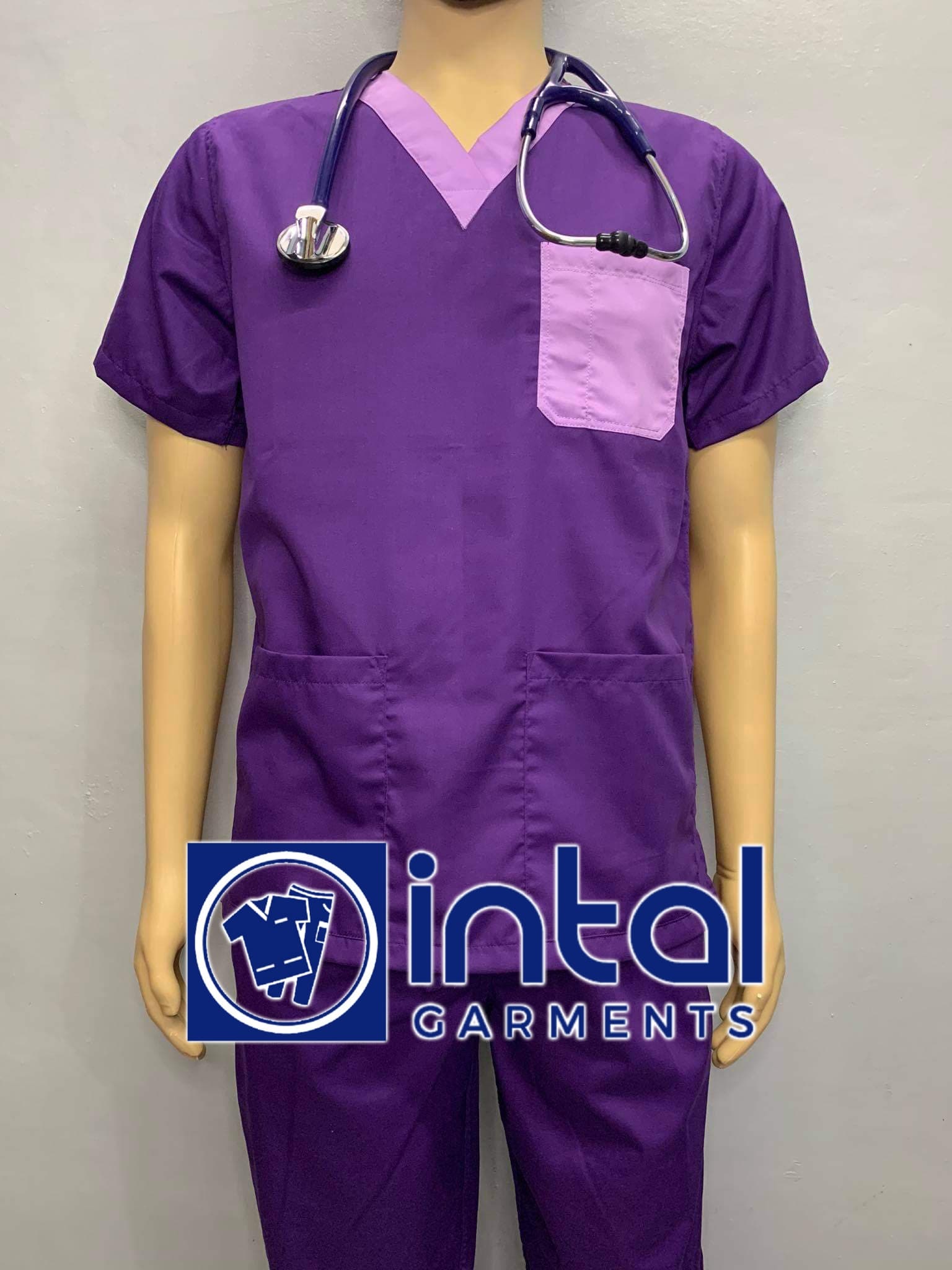 UNIFORM CRAFT Women's Cotton Twill Scrub Suit Nurse Uniforms for Medical,  Nurses, Hospital (Light Purple, XXL) : : Industrial & Scientific