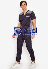 SCRUB SUIT High Quality SS_09 Polycotton CARGO Pants by INTAL GARMENTS Color Charcoal Grey