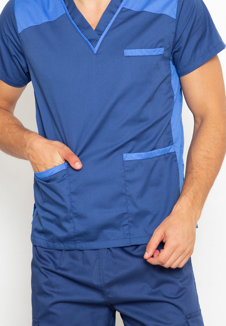 Nurse uniform cargo pants ceil blue P397 - LG Confort Médical
