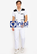 SCRUB SUIT High Quality SS_09 Polycotton CARGO Pants by INTAL GARMENTS Color White and Black