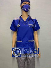 Scrub Suit High Quality Medical Doctor Nurse Scrubsuit Cargo 6 Pocket Pants Unisex Scrubs 09