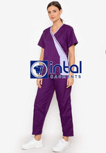 SCRUB SUITS High Quality SS_10 Polycotton by INTAL GARMENTS Color Violet - Orchid Violet