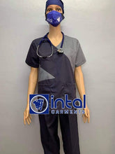 Scrub Suit High Quality Medical Doctor Nurse Scrubsuit Set B Regular 4 Pocket Pants Unisex Scrubs 11