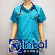 Scrub Suit High Quality Medical Doctor Nurse Scrubsuit Set B Regular 4 Pocket Pants Unisex Scrubs 14