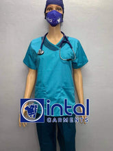 Scrub Suit High Quality Medical Doctor Nurse Scrubsuit Set B Regular 4 Pocket Pants Unisex Scrubs 14