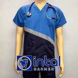 Scrub Suit High Quality Medical Doctor Nurse Scrubsuit Set B Cargo 6 Pocket Pants Unisex Scrubs 15A