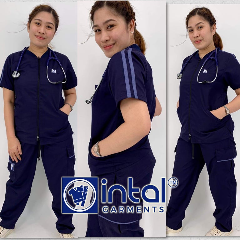 SCRUBS ACTIVEWEAR Cargo 6-Pocket Pants Premium Quality Athleisure Scrubsuit 031 Midnight Blue