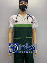Scrub Suit High Quality Medical Doctor Nurse Scrubsuit Set A Regular or Cargo 6 Pocket Pants Unisex Scrubs 03B