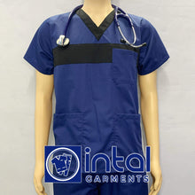 Scrub Suit High Quality Medical Doctor Nurse Scrubsuit Set A Regular 4 Pocket Pants Unisex Scrubs 03I