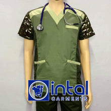Scrub Suit High Quality Medical Doctor Nurse Scrubsuit Set C Cargo 6 Pocket Pants Unisex Scrubs 09D