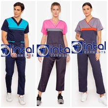 QUALITY SCRUB SUITS Medical Doctor Nurse Uniform REGULAR/JOGGER Pants Set Unisex SS01I Light Grey Charcoal Grey